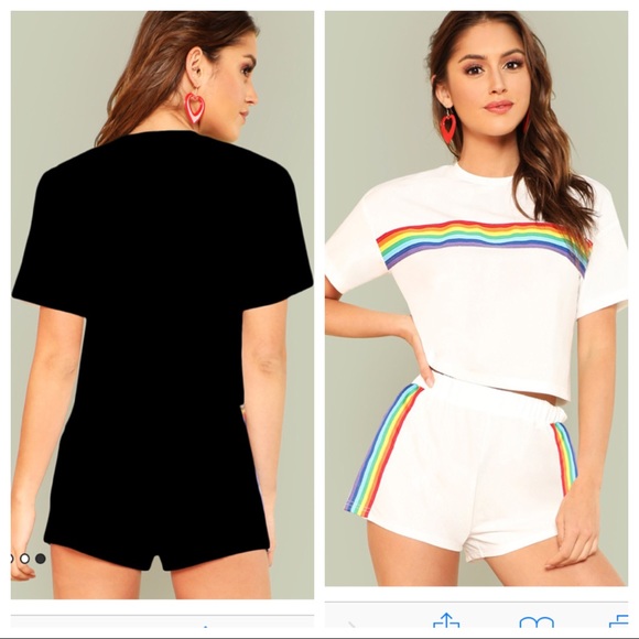▪️Black▪️RAINBOW 🌈 SHORT SET! - Picture 3 of 8